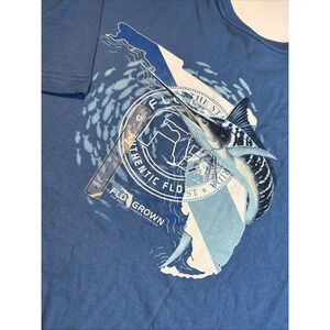 FloGrown Authentic Florida‎ Marlin T-shirt Blue Men's LARGE